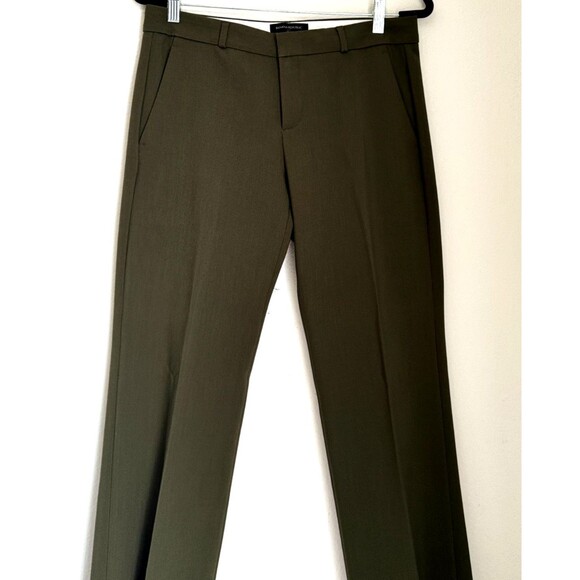 Banana Republic Logan Fit Women’s Dress Pants Size 6 Island Green Bootcut Stretc - Picture 2 of 7